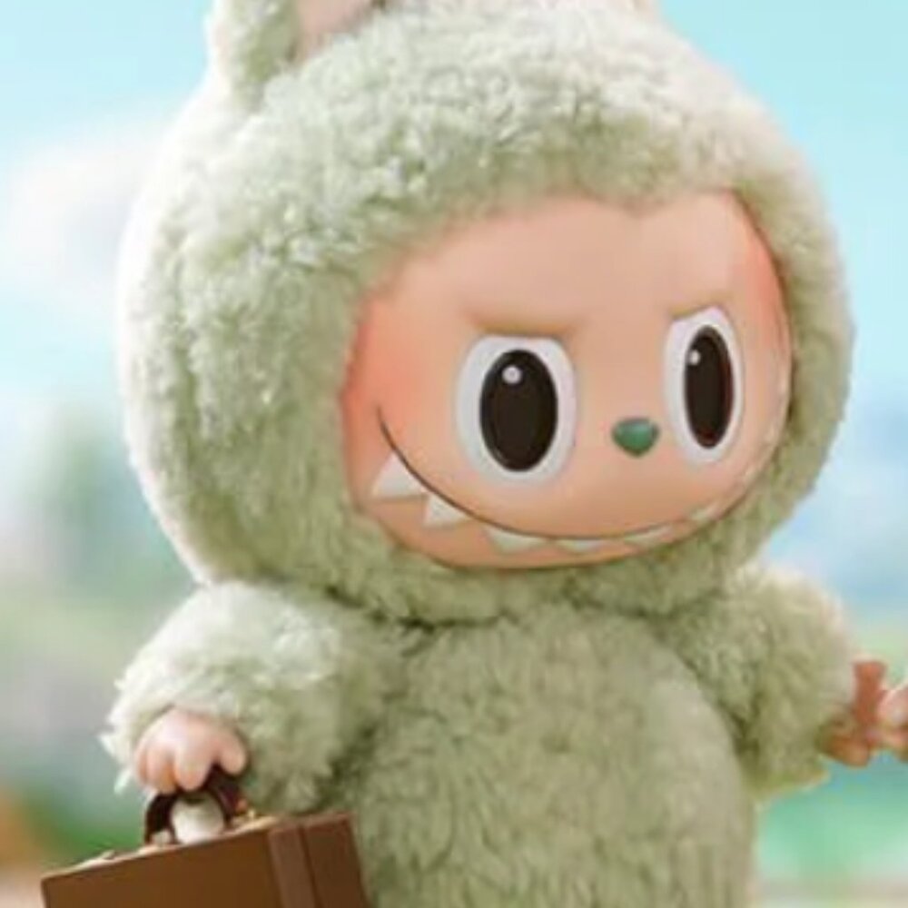 Exciting Macaron Labubu- Green Grape